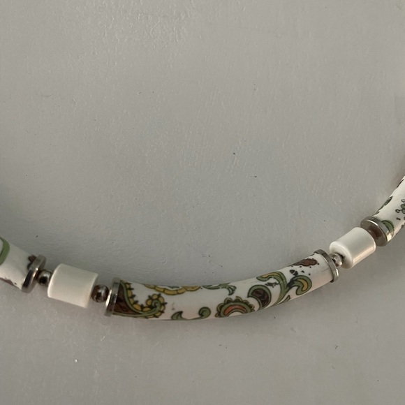 Porcelain Choker Hook Clasp Vintage Made in Japan - Picture 9 of 13